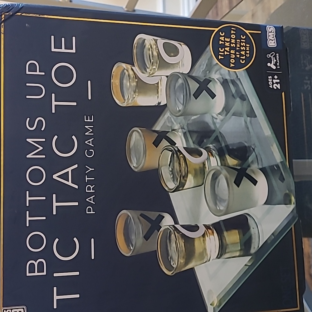 Bottoms Up Tic Tac Toe Party Game